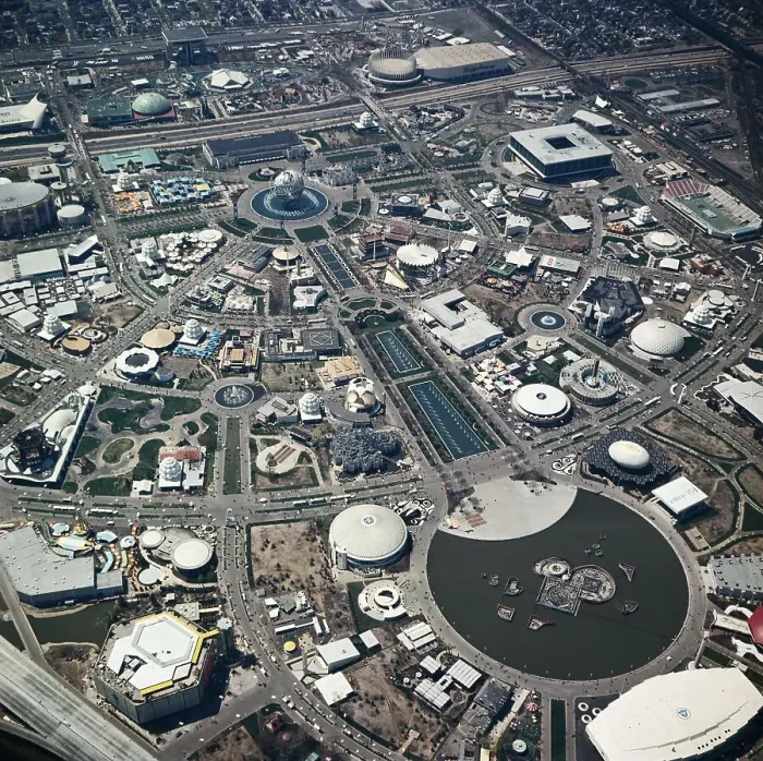 Framed Print : Aerial View of New York World's Fair Framed Print : Aerial View of New York World's Fair