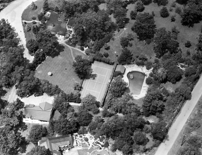 Framed Print : Aerial View of Paul Ricca Estate Framed Print : Aerial View of Paul Ricca Estate