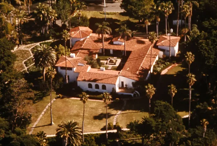 Framed Print : Aerial View of Richard Nixon's Residence Framed Print : Aerial View of Richard Nixon's Residence