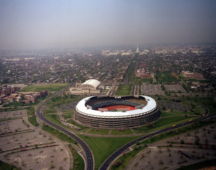 Framed Print : Aerial View of Robert F Kennedy Memorial Stadium Framed Print : Aerial View of Robert F Kennedy Memorial Stadium