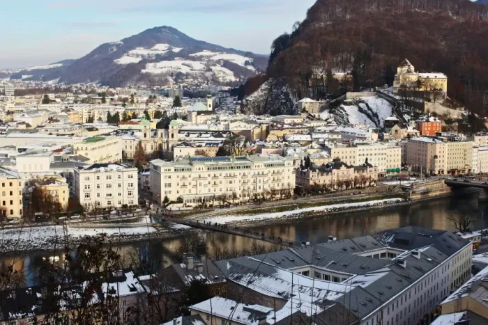 Framed Print : Aerial view from Salzburg Framed Print : Aerial view from Salzburg