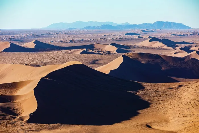 Framed Print : Aerial view, sand dunes in Sossusvlei National Park Framed Print : Aerial view, sand dunes in Sossusvlei National Park