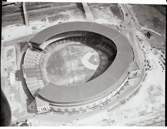 Framed Print : Aerial View of Sports Stadium Framed Print : Aerial View of Sports Stadium