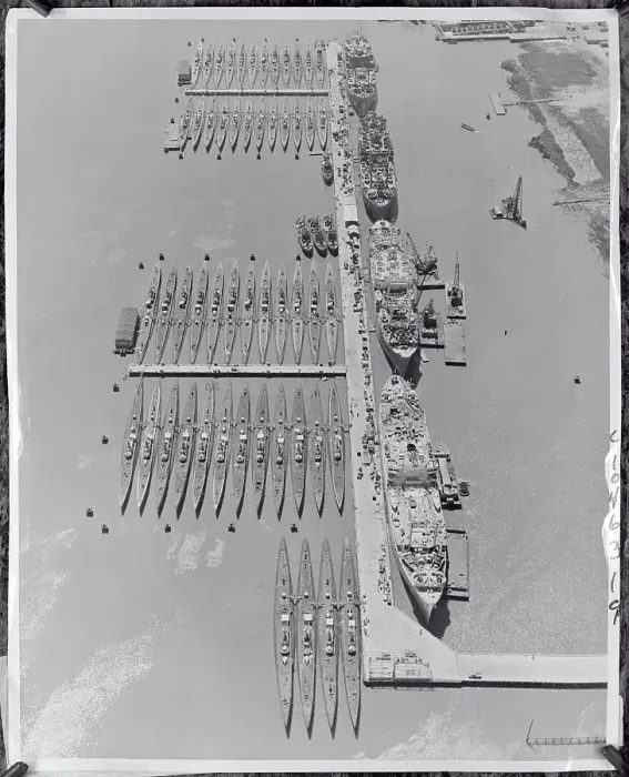 Framed Print : Aerial View of Submarines at Mare Island Port Framed Print : Aerial View of Submarines at Mare Island Port