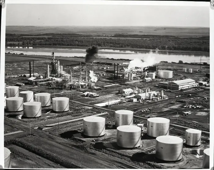 Framed Print : Aerial View Of Tanks @ Oil Refinery Framed Print : Aerial View Of Tanks @ Oil Refinery