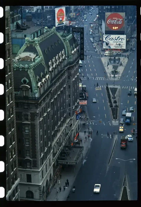 Framed Print : Aerial View of Times Square Framed Print : Aerial View of Times Square