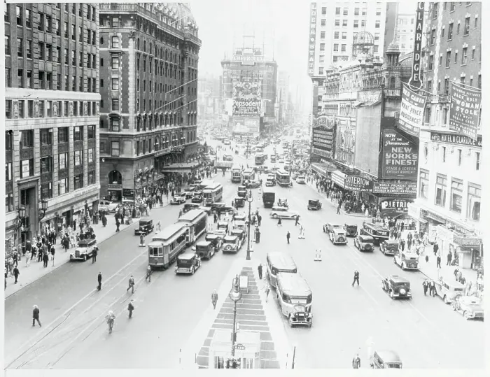 Framed Print : Aerial View of Times Square Framed Print : Aerial View of Times Square