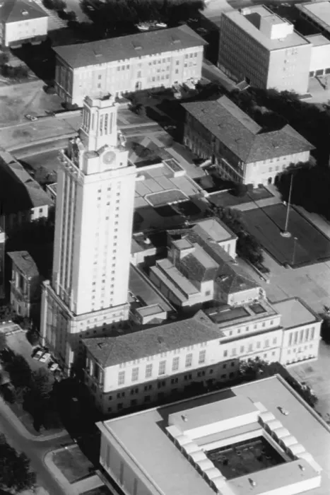 Framed Print : Aerial View of the University of Texas Framed Print : Aerial View of the University of Texas