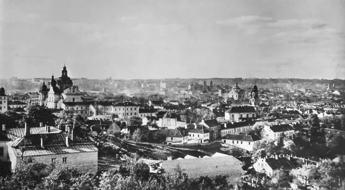 Framed Print : Aerial View of Vilna Framed Print : Aerial View of Vilna