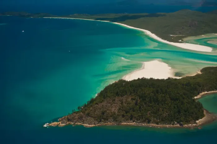 Framed Print : Aerial view of Whitehaven in the Whitsunday Islands, Queensland, Australia Framed Print : Aerial view of Whitehaven in the Whitsunday Islands, Queensland, Australia