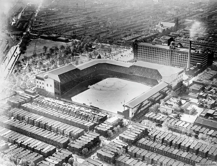 Framed Print : Aerial View of World Series Game Framed Print : Aerial View of World Series Game