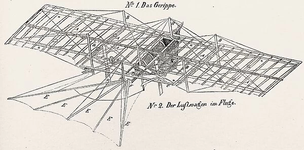 Aeroplane by Jakob Degen, swiss aviation pioneer