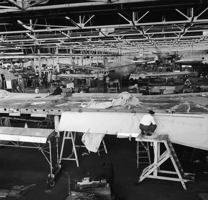 Framed Print : Aerospace Plant Framed Print : Aerospace Plant