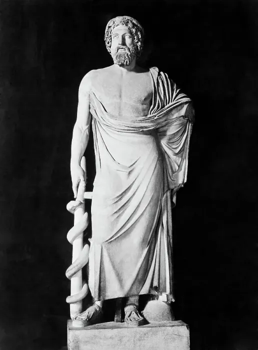 Framed Print : Aesculapius the Mythological Diety of Medicine and Healing Framed Print : Aesculapius the Mythological Diety of Medicine and Healing