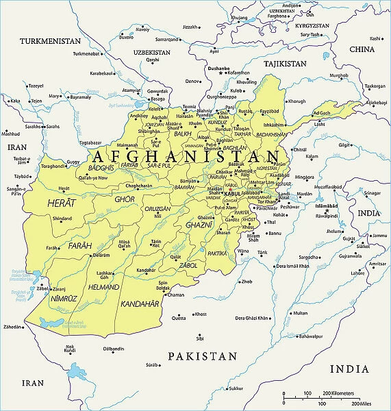 Afghanistan Reference Map