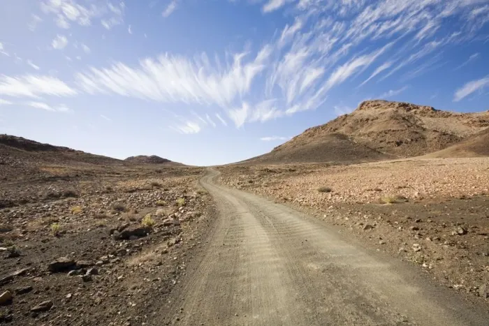 Framed Print : Africa, Barren, Cloud, Color Image, Day, Desert, Dirt Road, Generic Location, Horizontal