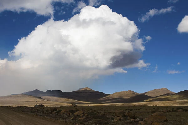 africa, beauty in nature, blue sky, cloud, environment, horizontal, kingdom of lesotho