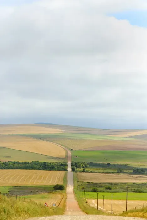 Framed Print : Africa, Cloud, Color Image, Crop, Day, Field, High Angle View, Horizon Over Land
