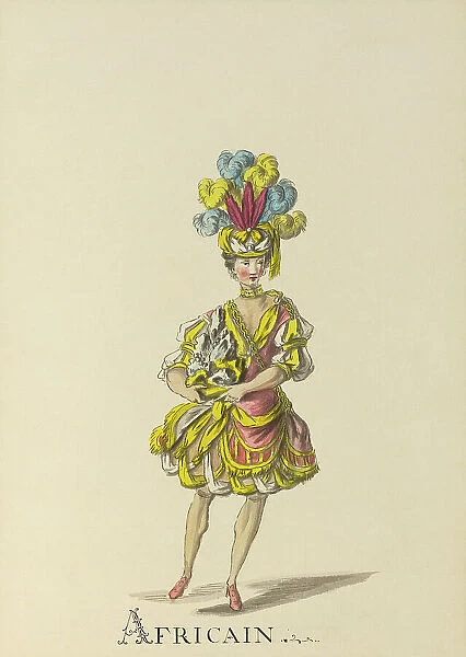 Africain (African) - example illustration of a ballet character