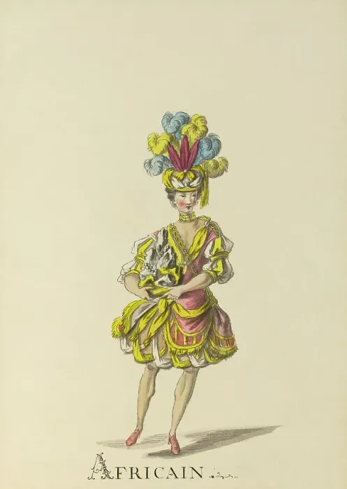 Framed Print : Africain (African) - example illustration of a ballet character Framed Print : Africain (African) - example illustration of a ballet character