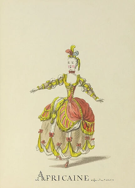 Africaine (African) - example illustration of a ballet character