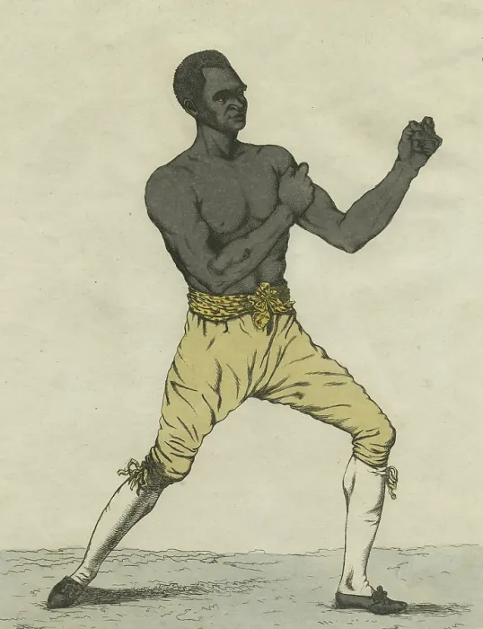 Framed Print : African-American Boxer Framed Print : African-American Boxer