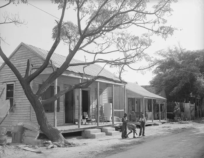 Framed Print : African American Home in Key West Framed Print : African American Home in Key West