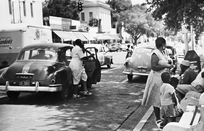 Framed Print : African American Residents Carpool During Tallahassee Bus Boycott Framed Print : African American Residents Carpool During Tallahassee Bus Boycott