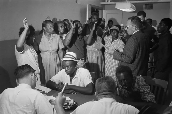 Framed Print : African Americans Register To Vote Framed Print : African Americans Register To Vote