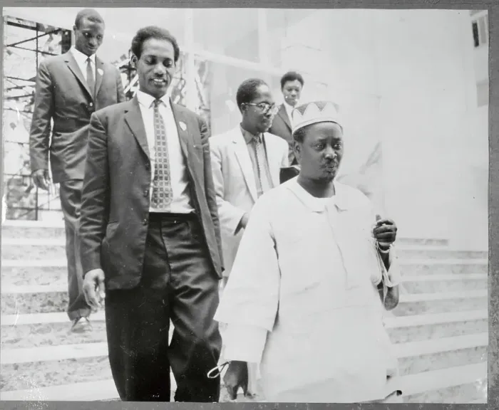 Framed Print : African Leader Oginga Odinga Leaving Meeting Framed Print : African Leader Oginga Odinga Leaving Meeting