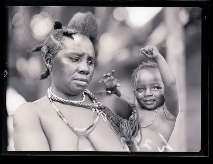 Framed Print : African Mother with Child Framed Print : African Mother with Child
