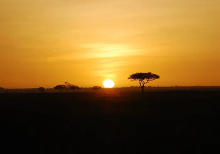 Framed Print : African sunset Framed Print : African sunset