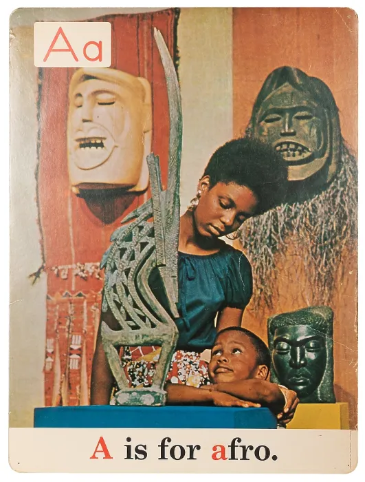 Framed Print : A Is For Afro Framed Print : A Is For Afro