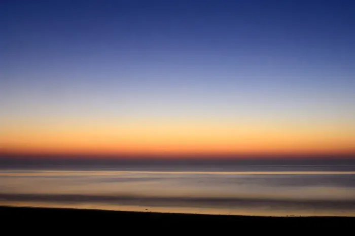 Framed Print : Afterglow, North Sea, Texel, The Netherlands