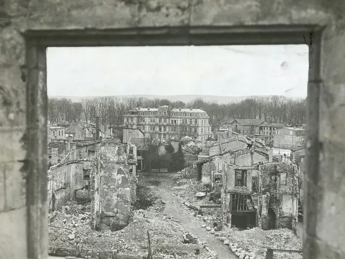 Framed Print : Aftermath of Verdun Battle Framed Print : Aftermath of Verdun Battle