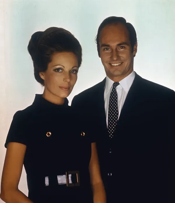 Framed Print : The Aga Khan with Bride to be Lady James Crichton Stuart Framed Print : The Aga Khan with Bride to be Lady James Crichton Stuart