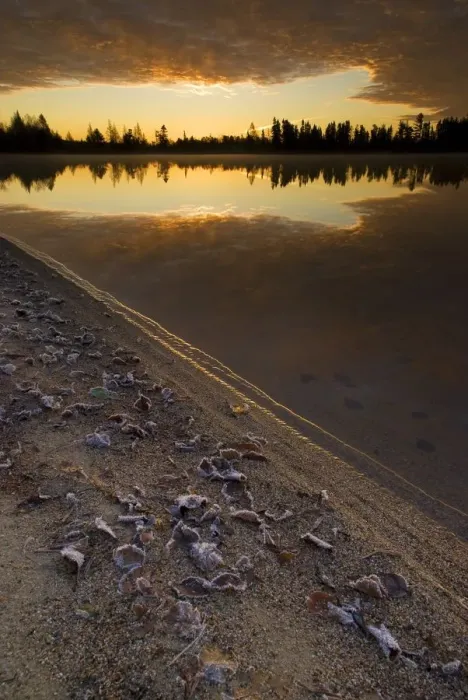 Framed Print : Agamak Lake, Ontario, Canada