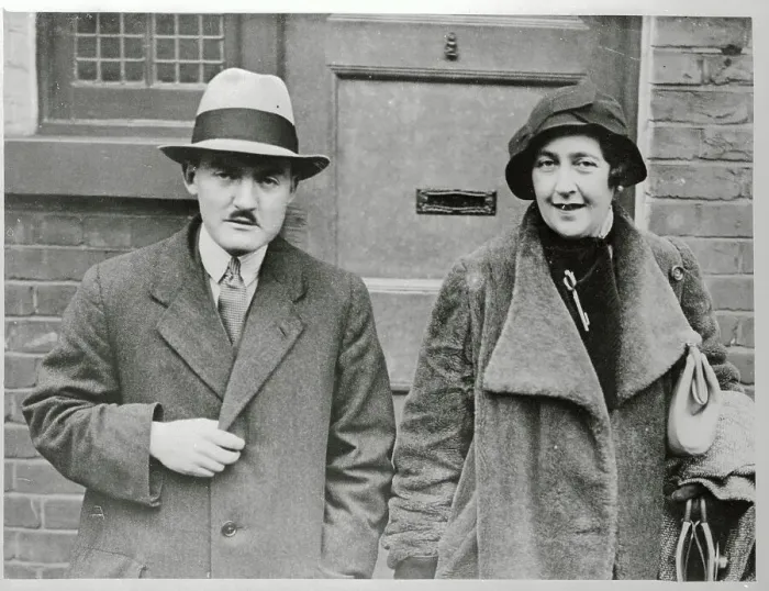 Framed Print : Agatha Christie and Max Mallowan Framed Print : Agatha Christie and Max Mallowan