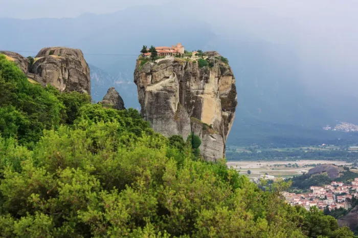 Framed Print : Aghia Triada Monastery, Meteora, Greece Framed Print : Aghia Triada Monastery, Meteora, Greece