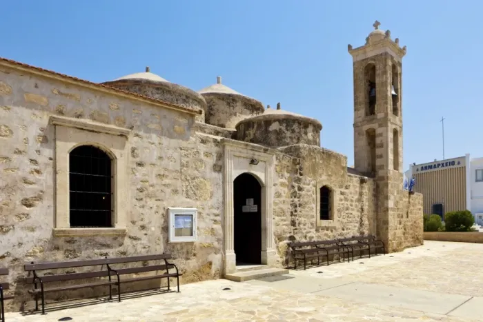Framed Print : Agia Paraskevi church, also called Ayia Paraskevi church, Yeroskipou, UNESCO World Heritage site, southern Cyprus