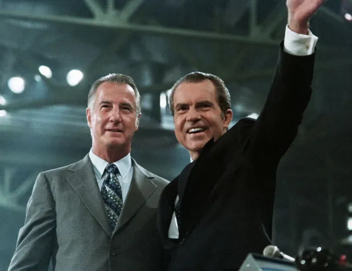 Framed Print : Agnew and Nixon