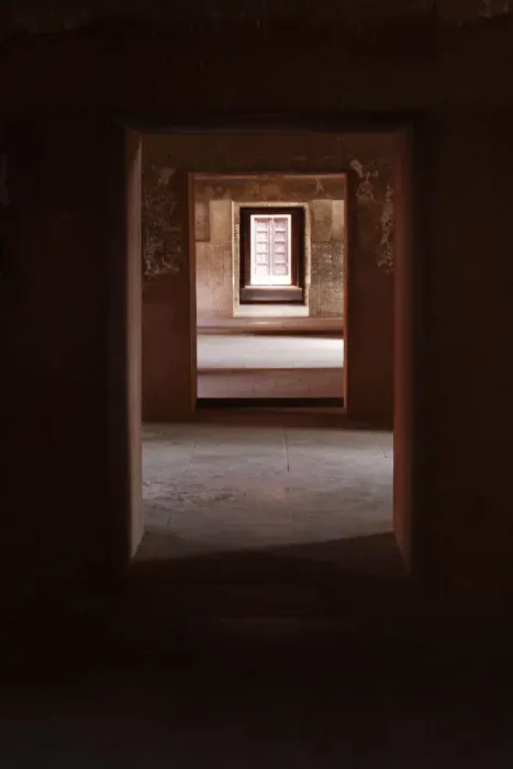 Framed Print : Agra Fort. Passageway at Agra Fort. Agra Fort is a UNESCO World Heritage Framed Print : Agra Fort. Passageway at Agra Fort. Agra Fort is a UNESCO World Heritage