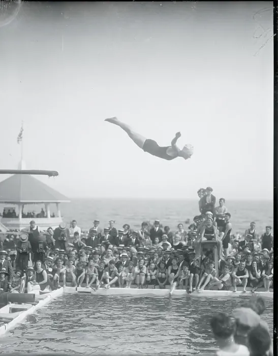 Framed Print : Aileen Riggin Diving