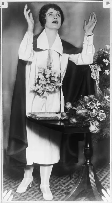Framed Print : Aimee Semple McPherson Preaching in Washington Framed Print : Aimee Semple McPherson Preaching in Washington