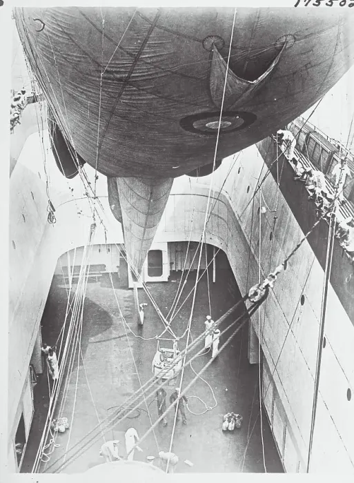 Framed Print : Air Balloon on Ship Framed Print : Air Balloon on Ship