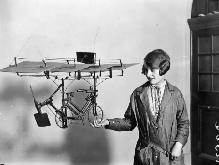 Framed Print : Air Bicycle Framed Print : Air Bicycle