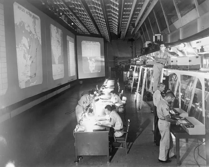 Framed Print : Air Force Control Center Framed Print : Air Force Control Center