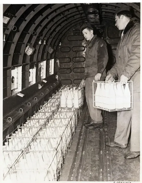 Framed Print : Air Force Soldiers Loading Fresh Milk Framed Print : Air Force Soldiers Loading Fresh Milk