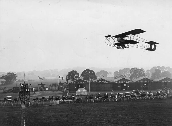 Air Race. 25th September 1913: Claude Grahame White in the First International