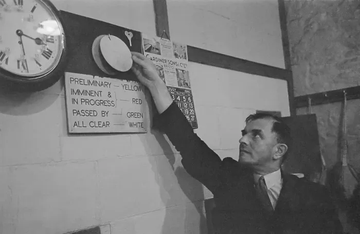 Framed Print : Air Raid Imminent